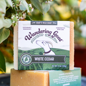 WANDERING GOAT SOAP: WHITE CEDAR